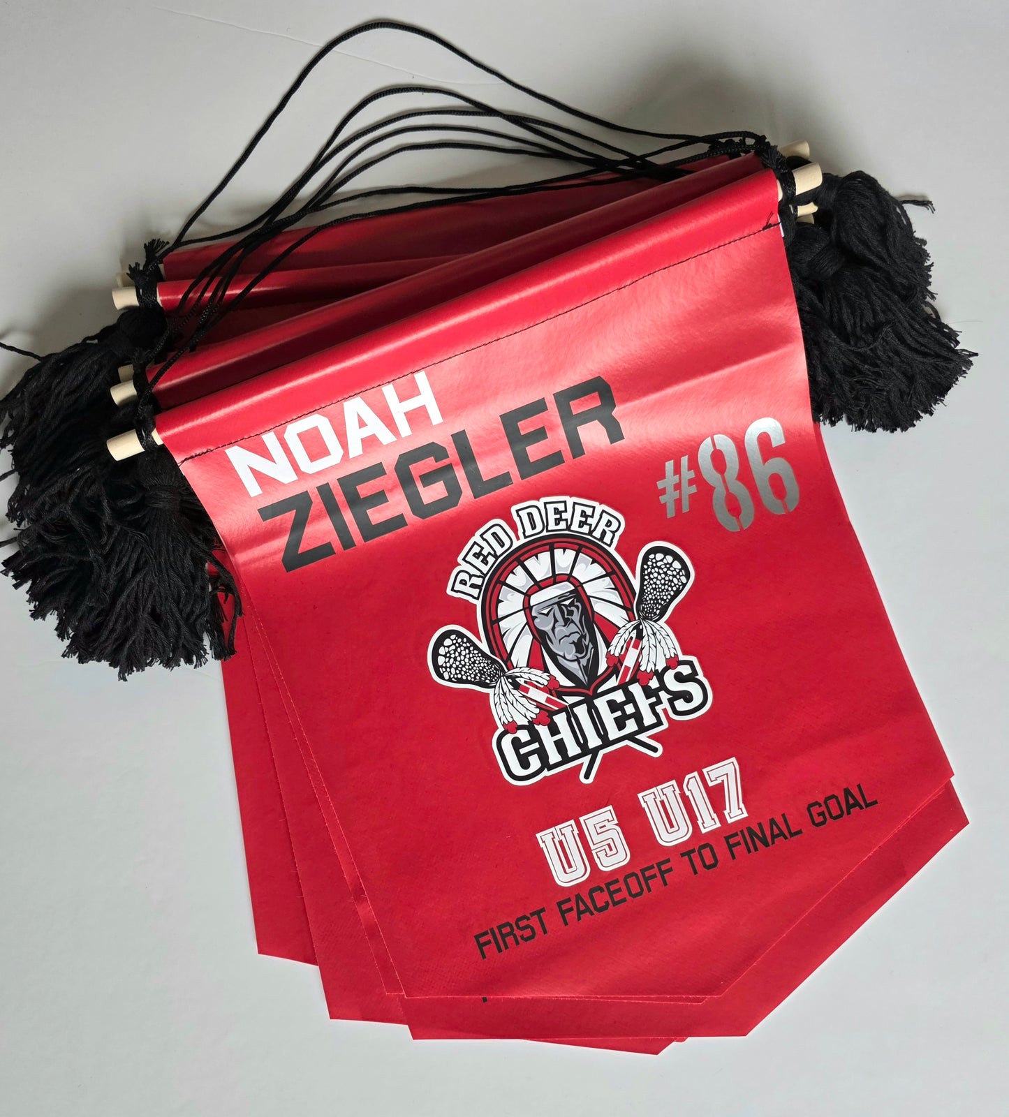 CHAMPION AUTOGRAPH FLAGS