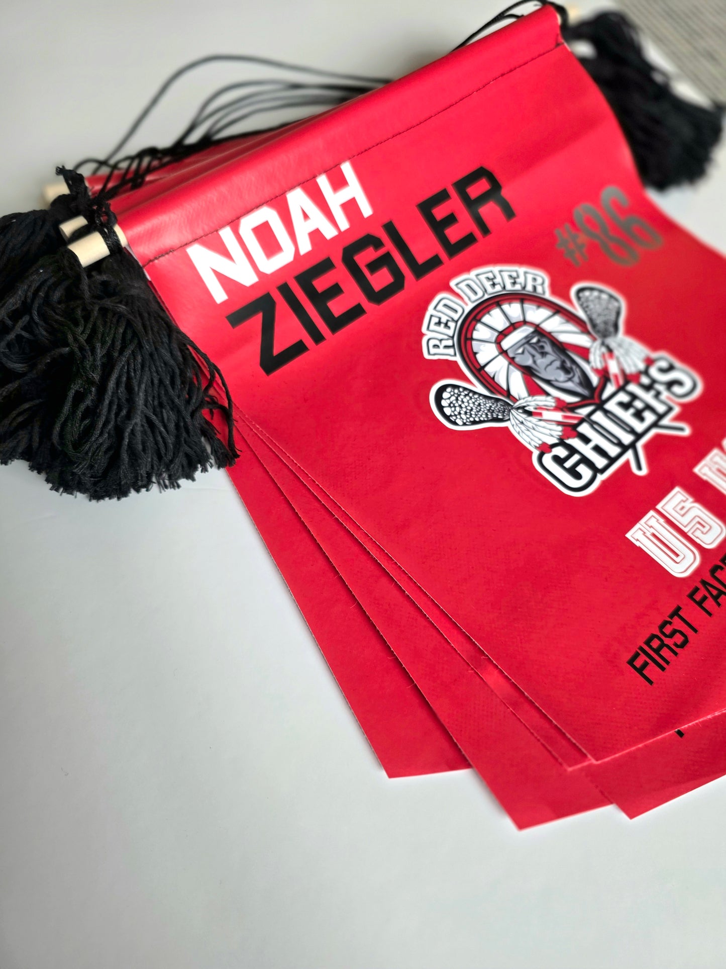 CHAMPION AUTOGRAPH FLAGS